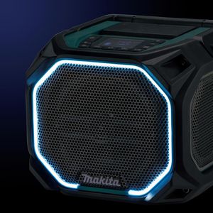 Produktbild für Bluetooth-Lautsprecher Makita MR014GZ, blau, Akku 14,4/18/40V
