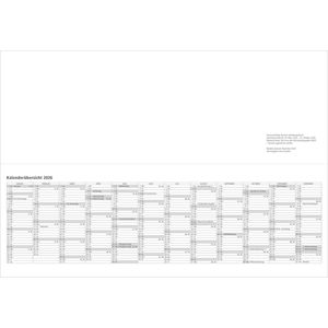 Produktbild für Tischkalender Zettler 377201, blau, Wochenkalender quer