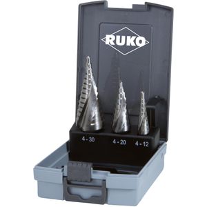 Stufenbohrer RUKO 101026RO, Set, HSS-Stahl