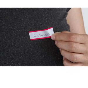 Produktbild für Namensetiketten Herma 4512, weiß/rot