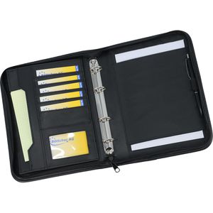 Produktbild für Schreibmappe Wedo 581501, schwarz, Kunstleder