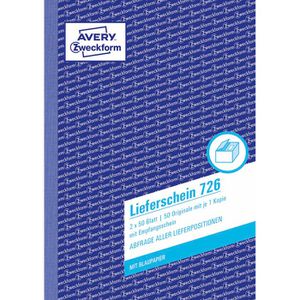 Produktbild für Lieferscheinbuch Zweckform 726, A5