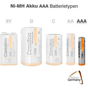 Produktbild für Akku Camelion High Energy, 1,2 V, 1100 mAh