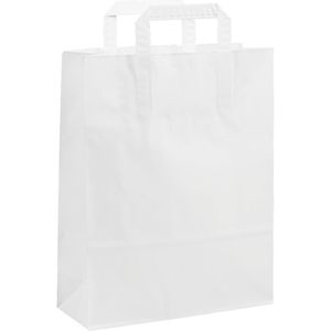 Produktbild für Papiertüten Topcraft weiß