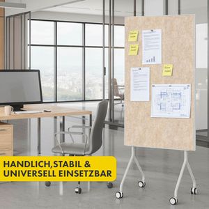 Produktbild für Moderationstafel Floordirekt GIANT, mit Rollen
