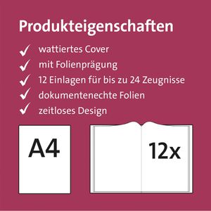 Produktbild für Zeugnismappe Roth Duo 89250, A4