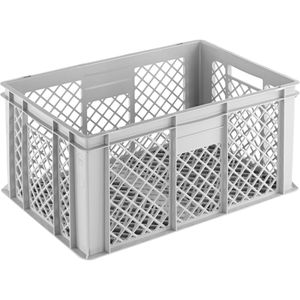 Eurobox Alpha-Paletten Gläserkiste, grau, 58 Liter