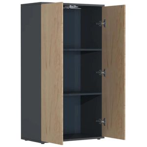 Produktbild für Aktenschrank VCM Dalosa 3-Fach 918324, aus Holz