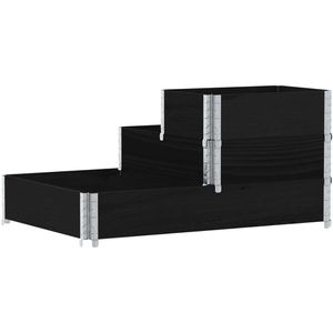 Produktbild für Palettenaufsatz vidaXL 4010314, schwarz, Holz