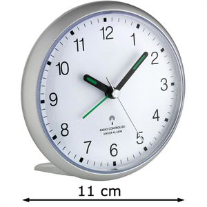 Produktbild für Wecker TFA 60.1506 silber, analog