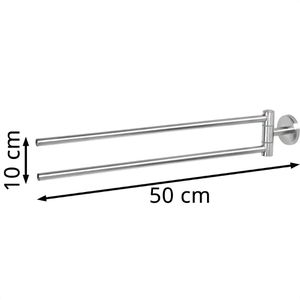 Produktbild für Handtuchhalter Bremermann PIAZZA 9459000, silber