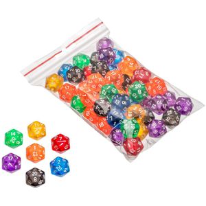 Produktbild für Würfel Philos 7560, transparent, bunt