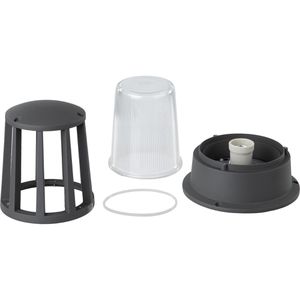 Produktbild für Wegeleuchte SLV Cone, Aluminium, anthrazit, mit 230V Netzstrom