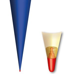 Produktbild für Schultüte Roth 667033, Rohling, ultramarinblau