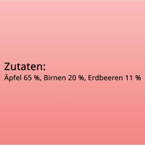 Produktbild für Fruchtpüree Bebivita Erdbeere in Apfel Birne,100% Frucht