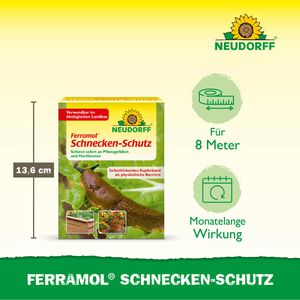 Produktbild für Schneckenzaun Neudorff Ferramol, 8 m, erweiterbar