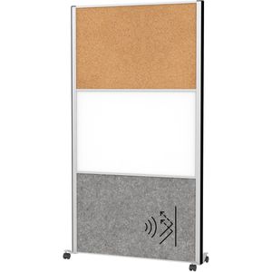 Stellwand Maul MAULconnecto 9651195 Mobil, auf Rollen