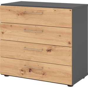Produktbild für Kommode Hammerbacher 928S4, asteiche / graphit