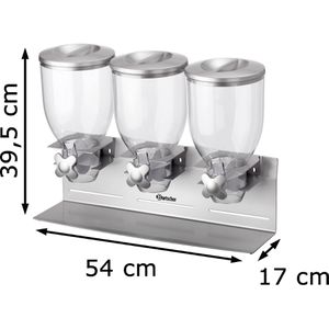 Produktbild für Müslispender Bartscher 3-fach