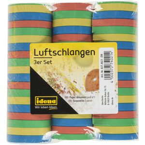 Luftschlangen Idena 8274021, bunt