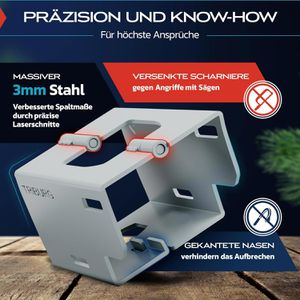 Produktbild für Anhängerschloss TRIBURG mit Diskusschloss