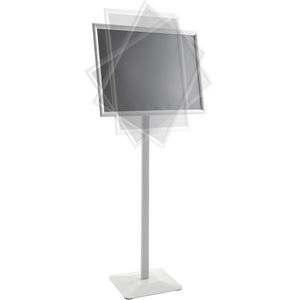 Produktbild für Infoständer Böttcher-AG Flex aus Aluminium, silber, A2