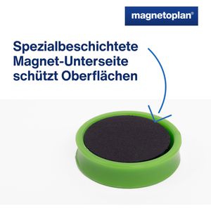 Produktbild für Magnete Magnetoplan Ergo Medium, maigrün