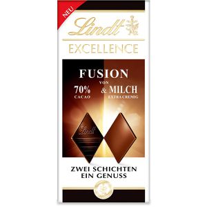 Tafelschokolade Lindt Excellence Fusion 70% Kakao & Milch