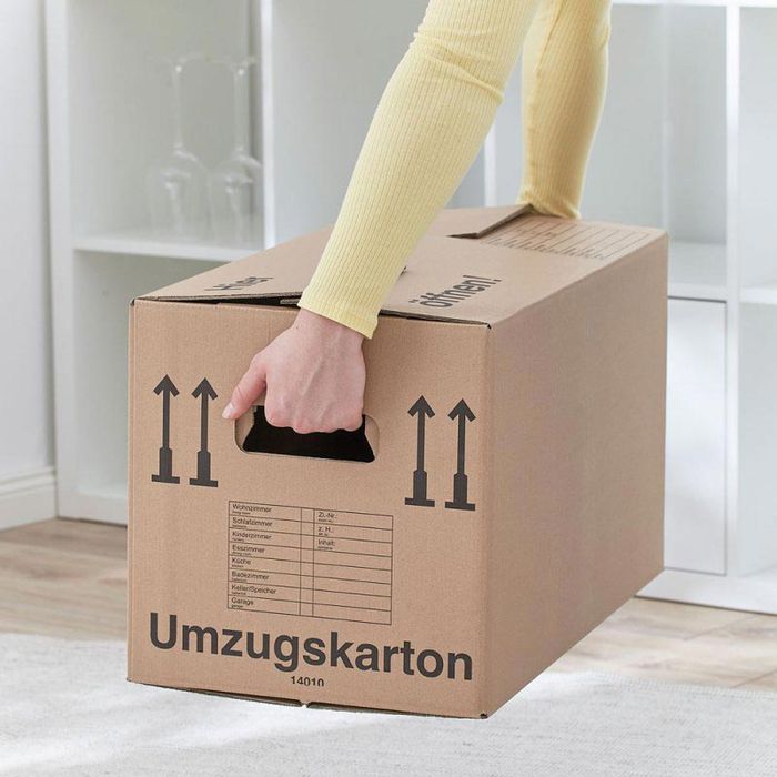 BB-Verpackungen Umzugskartons 2-wellig, 10 Stück, Belastbar Bis 40kg ...