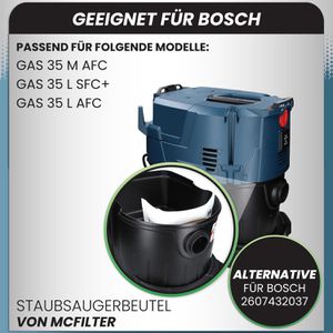 Produktbild für Staubsaugerbeutel McFilter BO 22