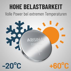 Produktbild für Knopfzelle Absina CR2450