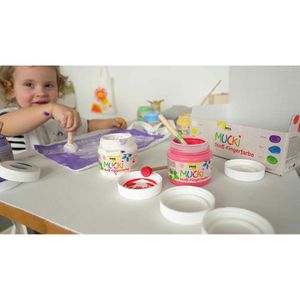 Produktbild für Fingerfarbe Kreul Mucki 28420, Stoff-Fingerfarbe