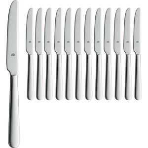 Zwilling Menümesser Swing, Edelstahl, Monoblock, silber poliert, Set 12 Stück , 12 Stück