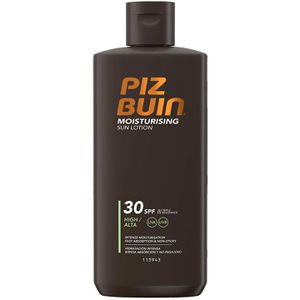 Piz-Buin Sonnencreme Moisturing Sun Lotion, LSF 30, wasserfest, 200ml