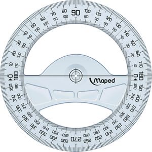 Produktbild für Halbkreiswinkelmesser Maped Geometric Green 242360