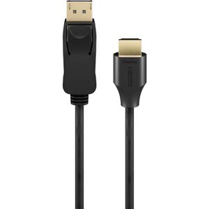 Produktbild für Displayport-Kabel Goobay 80526, 8K UHD, 40 Gbit/s, DP 2.0