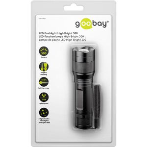 Produktbild für Taschenlampe Goobay High Bright 300, LED, Batterie