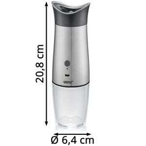 Produktbild für Gewürzmühle Gefu Velo mit Licht, Höhe 20,8 cm