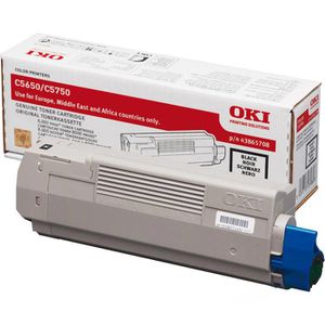Toner Oki 43865708 schwarz