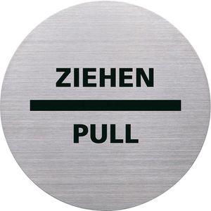 Hinweisschild Helit H6271800, the badge, Edelstahl