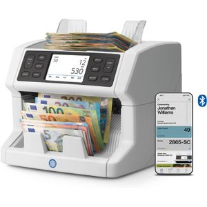 Produktbild für Geldscheinzähler Safescan 2865-SC, 9-fach Prüfung mit CIS