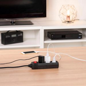 Produktbild für Steckdosenleiste Hama 108835, mit 5m Kabel