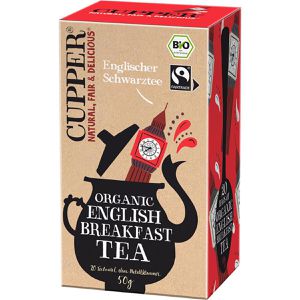 Tee Cupper English Breakfast, Schwarzer Tee, BIO
