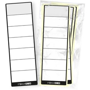 Rückenschilder itenga 33106682, schwarz