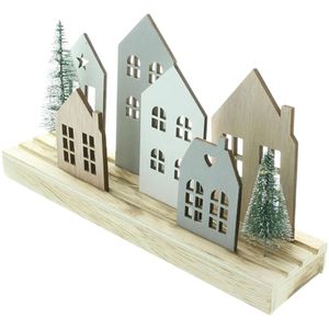 Produktbild für Weihnachtsdeko Frank-Flechtwaren 770507, LED-Board Häuser