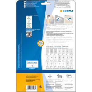 Produktbild für Universaletiketten Herma 5082, weiß