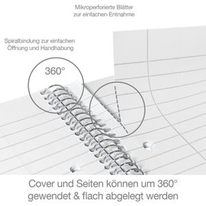 Produktbild für Collegeblock VON-Leitz 45770001, A5