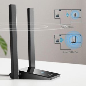 Produktbild für WLAN-Adapter TP-Link AX1800, Archer TX20U Plus, USB 3.0