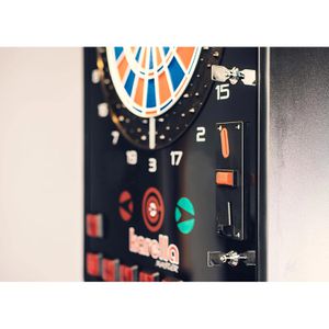 Produktbild für Dartscheibe Karella E-Master mit Münzprüfer, elektronisch
