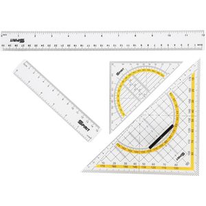 Produktbild für Geometrie-Set Spirit TTS 405755, 4-teilig